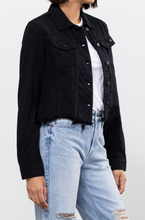 Load image into Gallery viewer, Hidden Rebel Frayed Denim Jacket
