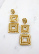 Load image into Gallery viewer, Libertyville Triple Drop Earrings
