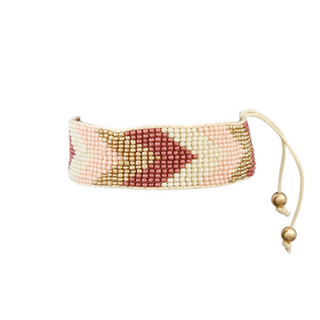 Chevron Beaded Bracelet