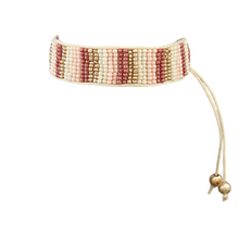 Load image into Gallery viewer, Stripe Pattern Beaded Bracelet
