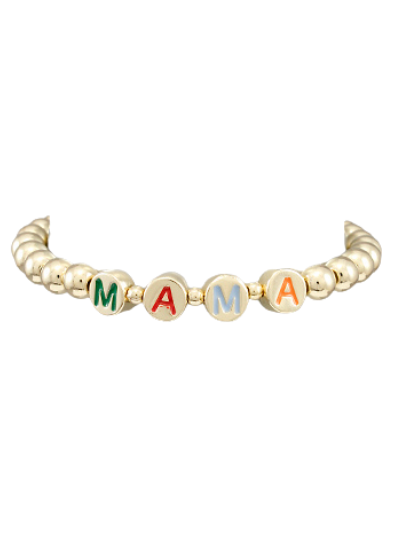 Mama Bead & Ball Bracelet
