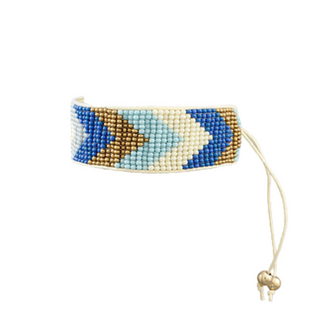 Chevron Beaded Bracelet