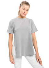 Load image into Gallery viewer, Pima Cotton Flow Top with Side Slits
