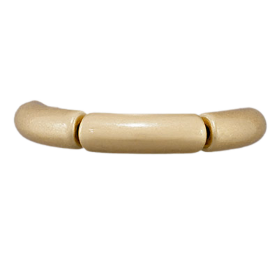Metal Bar Stretch Bracelet
