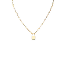 Load image into Gallery viewer, Lock Chain Necklace
