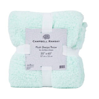 Plush Sherpa Throw Blanket