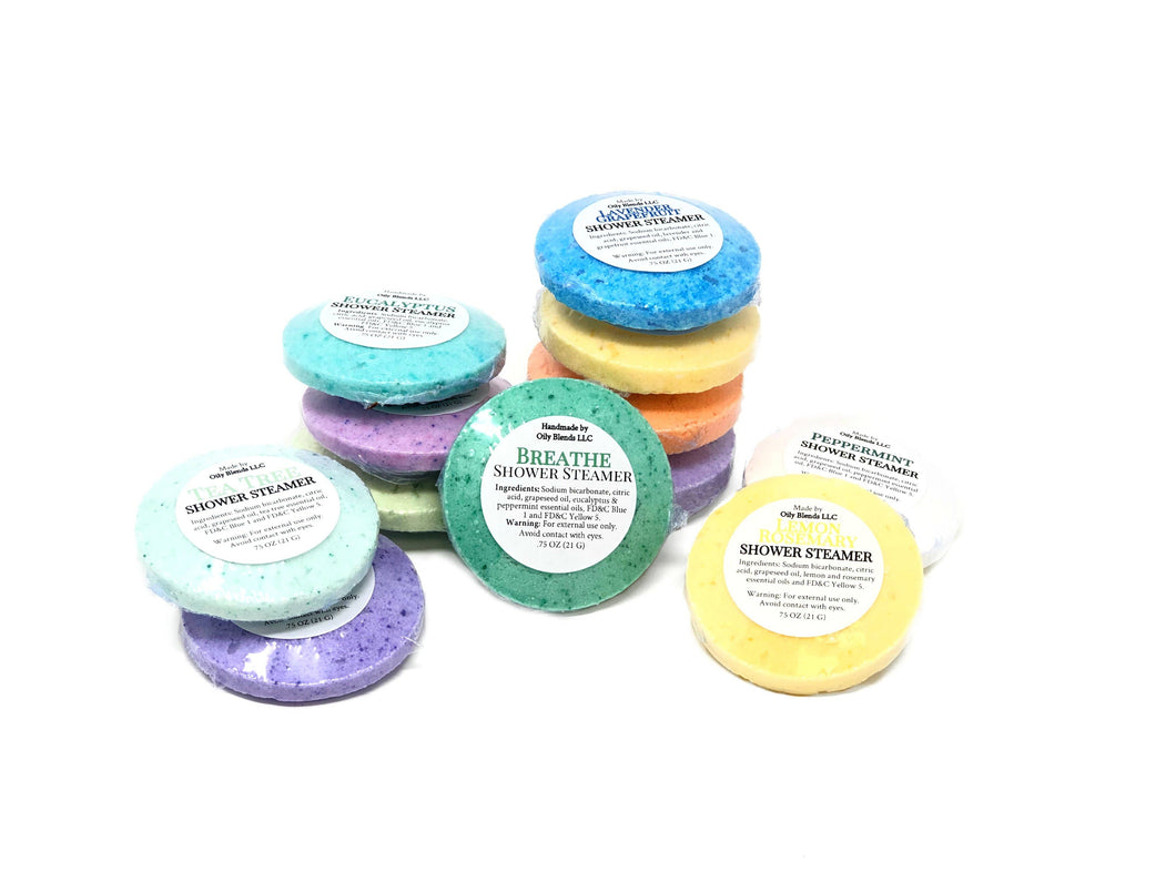 Essential Oils Shower Steamer - Lemon Rosemary