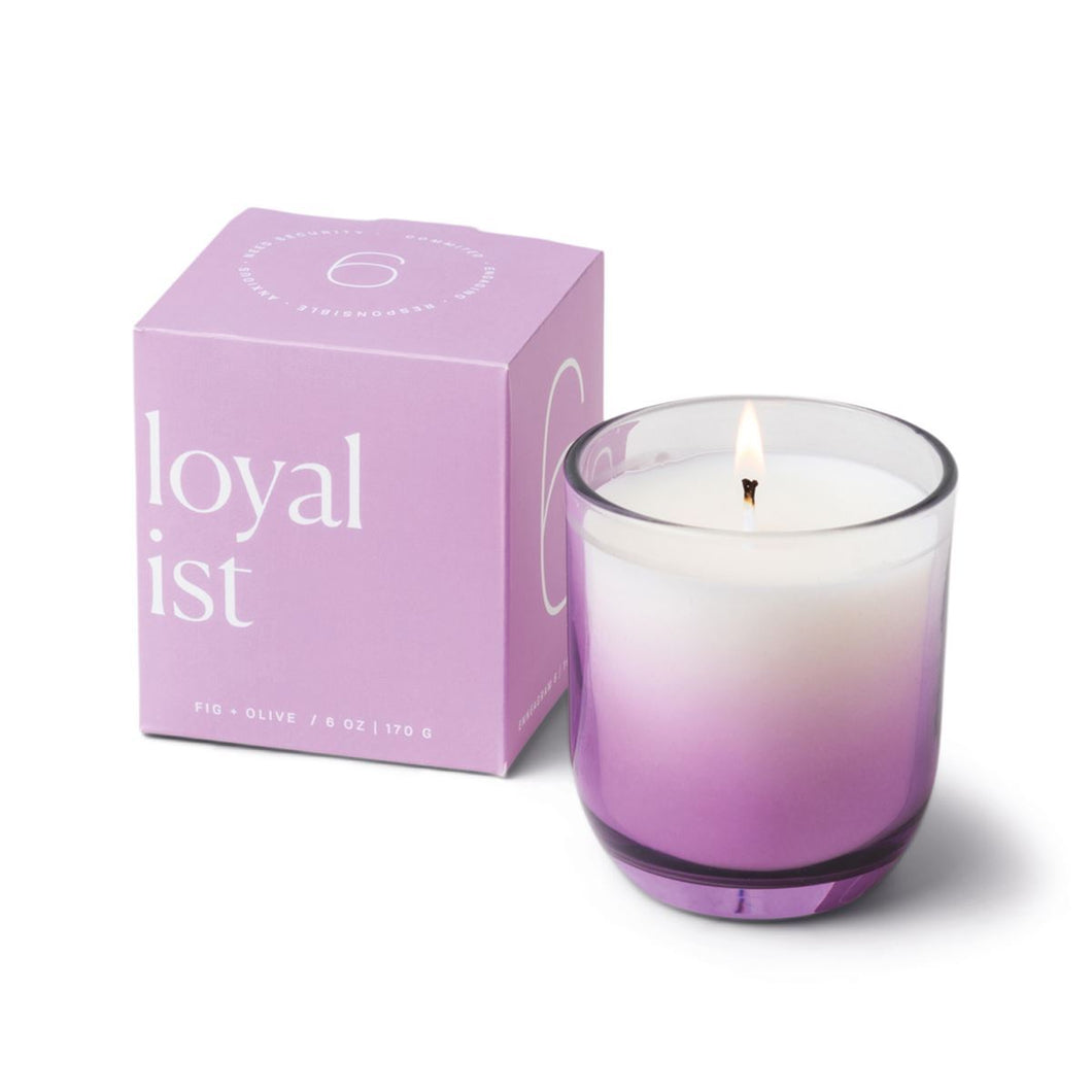 Paddywax Enneagram 6 Candle - Fig + Olive