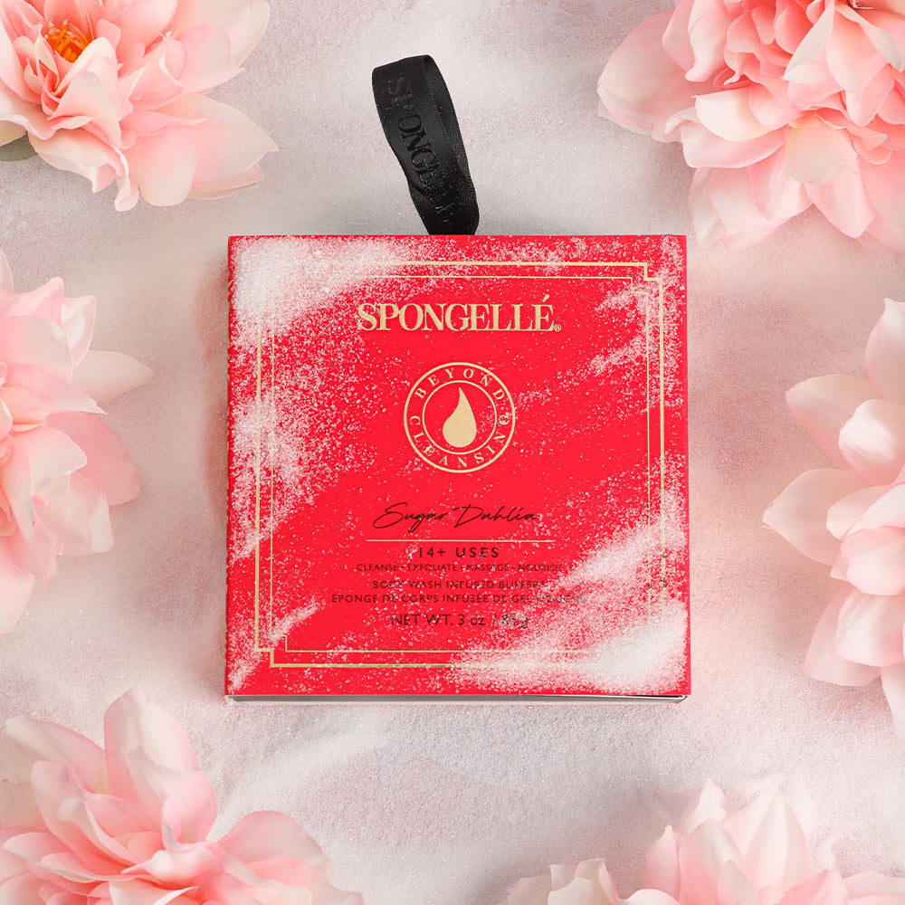Spongelle Boxed Flower Sponge - Sugar Dahlia