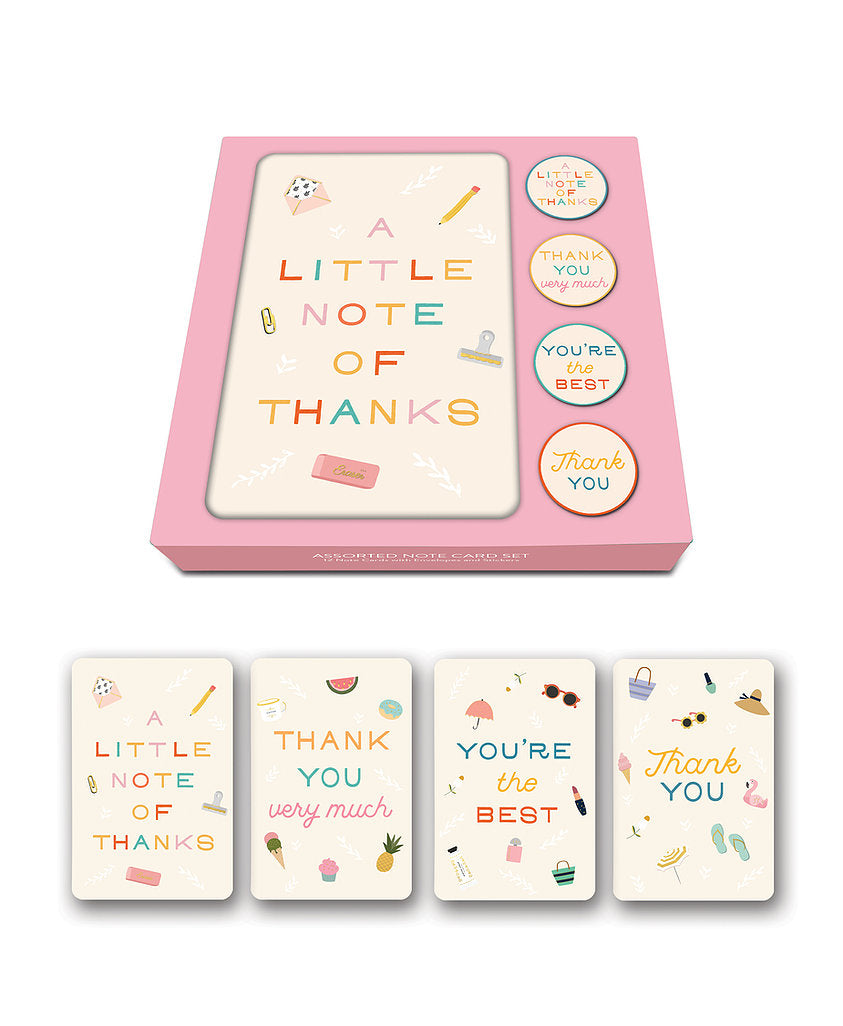 Tiny Treasures Note Card Set with Stickers