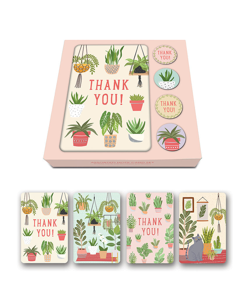 Grow With Me Note Card Set with Stickers