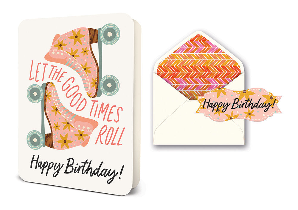 Let The Good Times Roll Deluxe Greeting Card