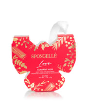 Load image into Gallery viewer, Spongelle Holiday Butterfly Bath Sponge - Currant Noir
