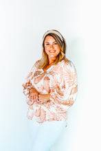 Load image into Gallery viewer, Against The Tide Tropical  Print Blouse
