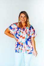 Load image into Gallery viewer, Aim For The Sky Abstract Tunic Top
