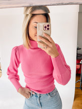 Load image into Gallery viewer, Together Forever Ribbed Turtleneck Sweater
