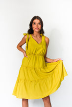 Load image into Gallery viewer, Cool For The Summer Tie Strap Dress
