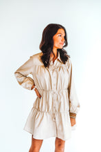 Load image into Gallery viewer, Fall In Love Tiered Shirt Dress
