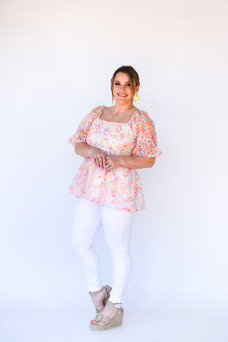Feeling Bouquet Floral Top