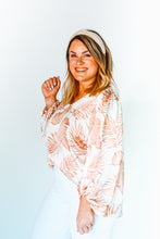 Load image into Gallery viewer, Against The Tide Tropical  Print Blouse
