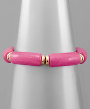 Load image into Gallery viewer, Acrylic And Metal Bead Bracelet
