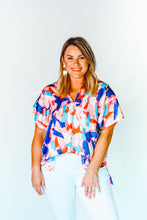 Load image into Gallery viewer, Aim For The Sky Abstract Tunic Top
