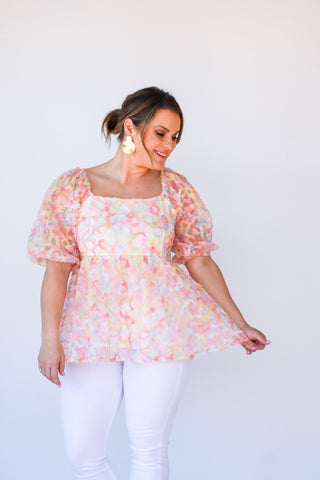 Feeling Bouquet Floral Top