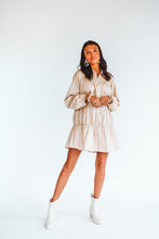 Load image into Gallery viewer, Fall In Love Tiered Shirt Dress
