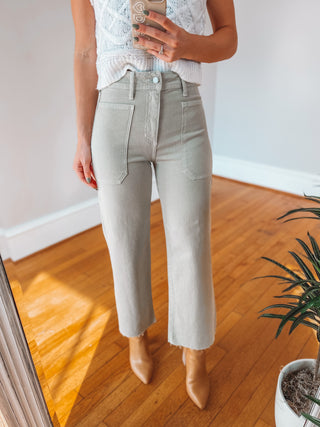 Just Black Utility Wide Leg Jeans