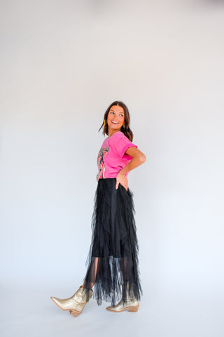 Make A Scene Ruffle Skirt