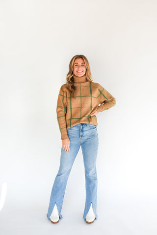 Very Plaid Things Turtleneck Sweater