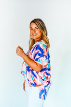 Load image into Gallery viewer, Aim For The Sky Abstract Tunic Top
