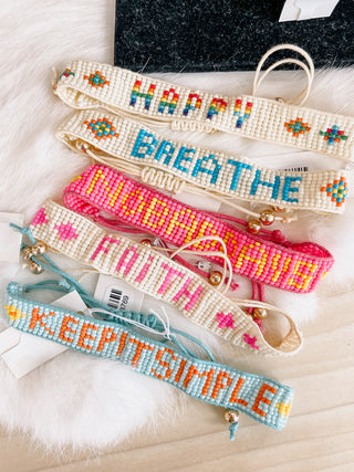 Faith Beaded Bracelet
