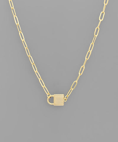 Side Lock Necklace