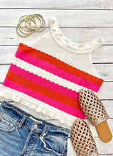 Load image into Gallery viewer, Summer Days Sleeveless Sweater
