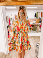 Load image into Gallery viewer, Look At The Bright Side Drawstring Dress
