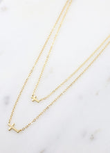Load image into Gallery viewer, Nixa Layered Cross Necklace
