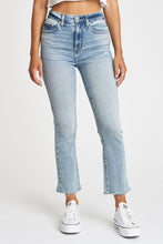Load image into Gallery viewer, Daze Shy Girl High Rise Crop Flare Denim in Player
