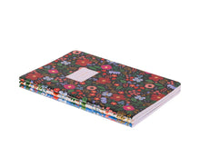 Load image into Gallery viewer, Wild Rose Stitched Notebook Set
